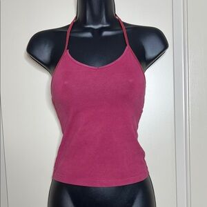 Women's Halter Neck Top - Pink